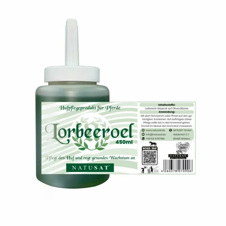 Natusat Lorbeeröl in der Pinselflasche 450 ml – Packshot