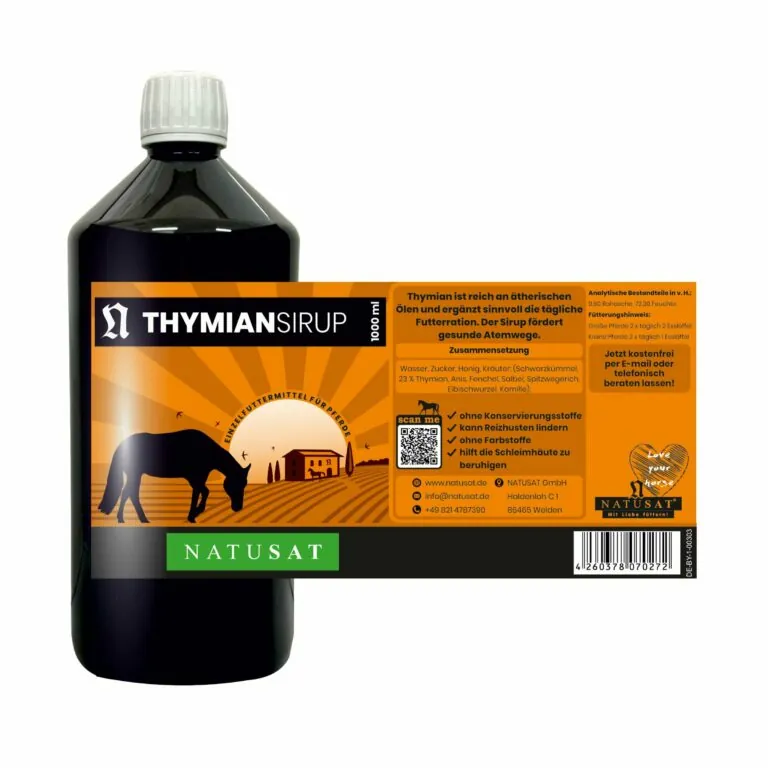 Natusat Thymian Sirup 1 L – Packshot